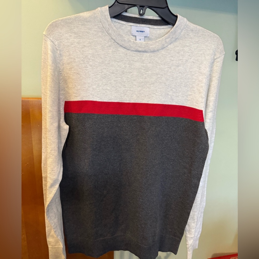 NWOT Men’s Dress Sweater - Res Stripe
